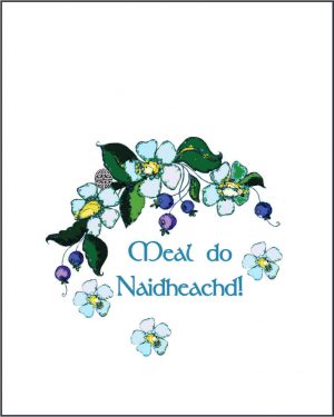 Meal do Naidheachd! Congrats!