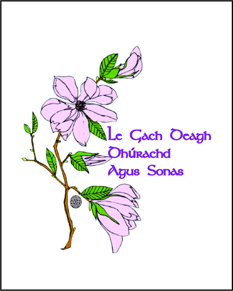 L-001 F Le Gach Deagh Dhurachd Agus Sonas